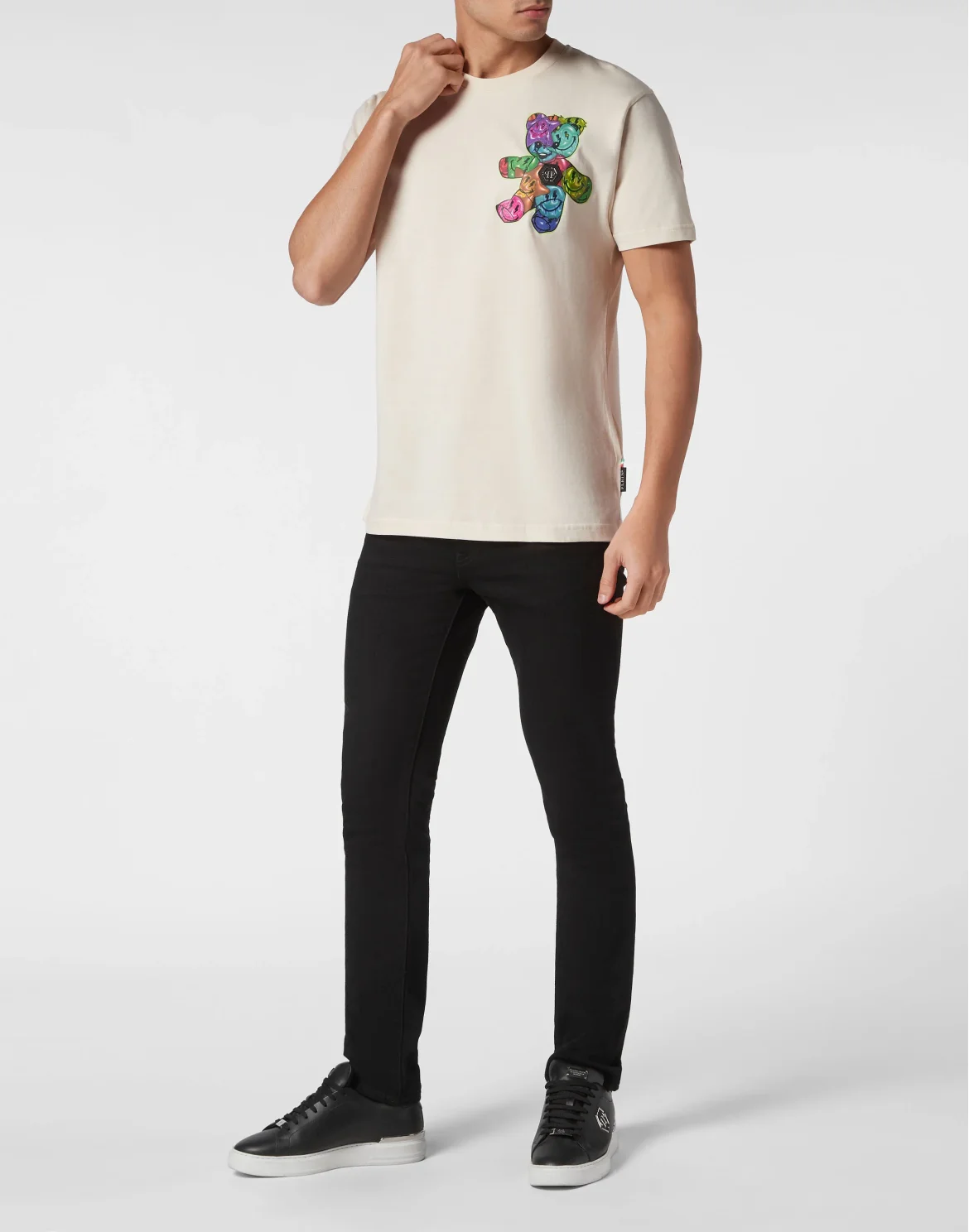 T-shirt Round Neck SS Smile, цвет: Бежевый