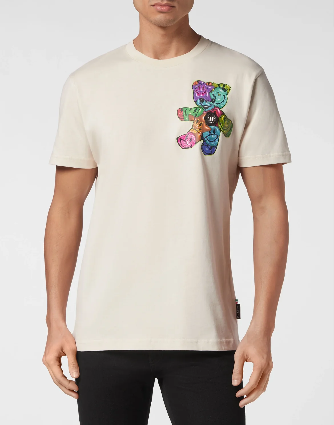 T-shirt Round Neck SS Smile, цвет: Бежевый