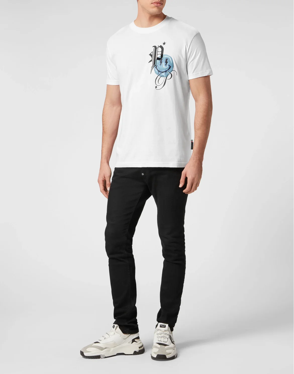 T-shirt Round Neck SS Smile, цвет: Белый