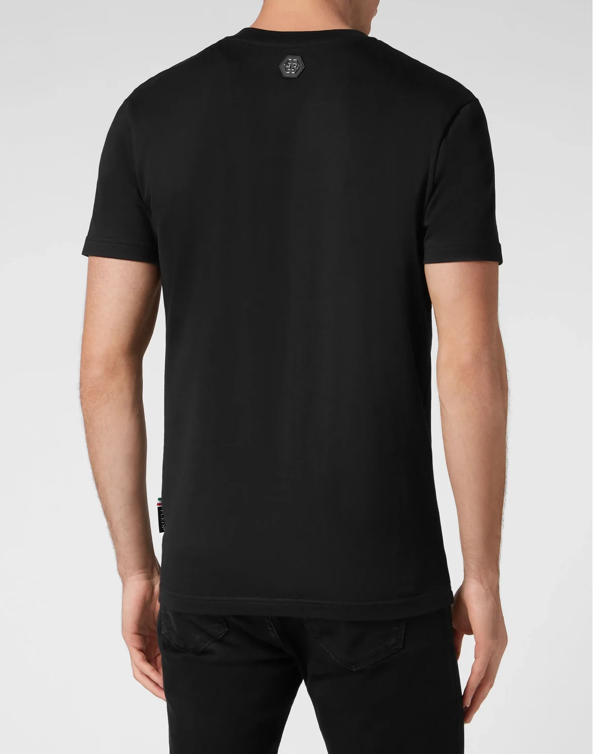 T-shirt Round Neck SS Smile, цвет: Черный