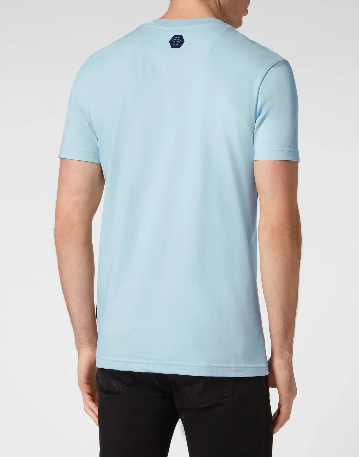 T-shirt Round Neck SS Smile, цвет: Голубой