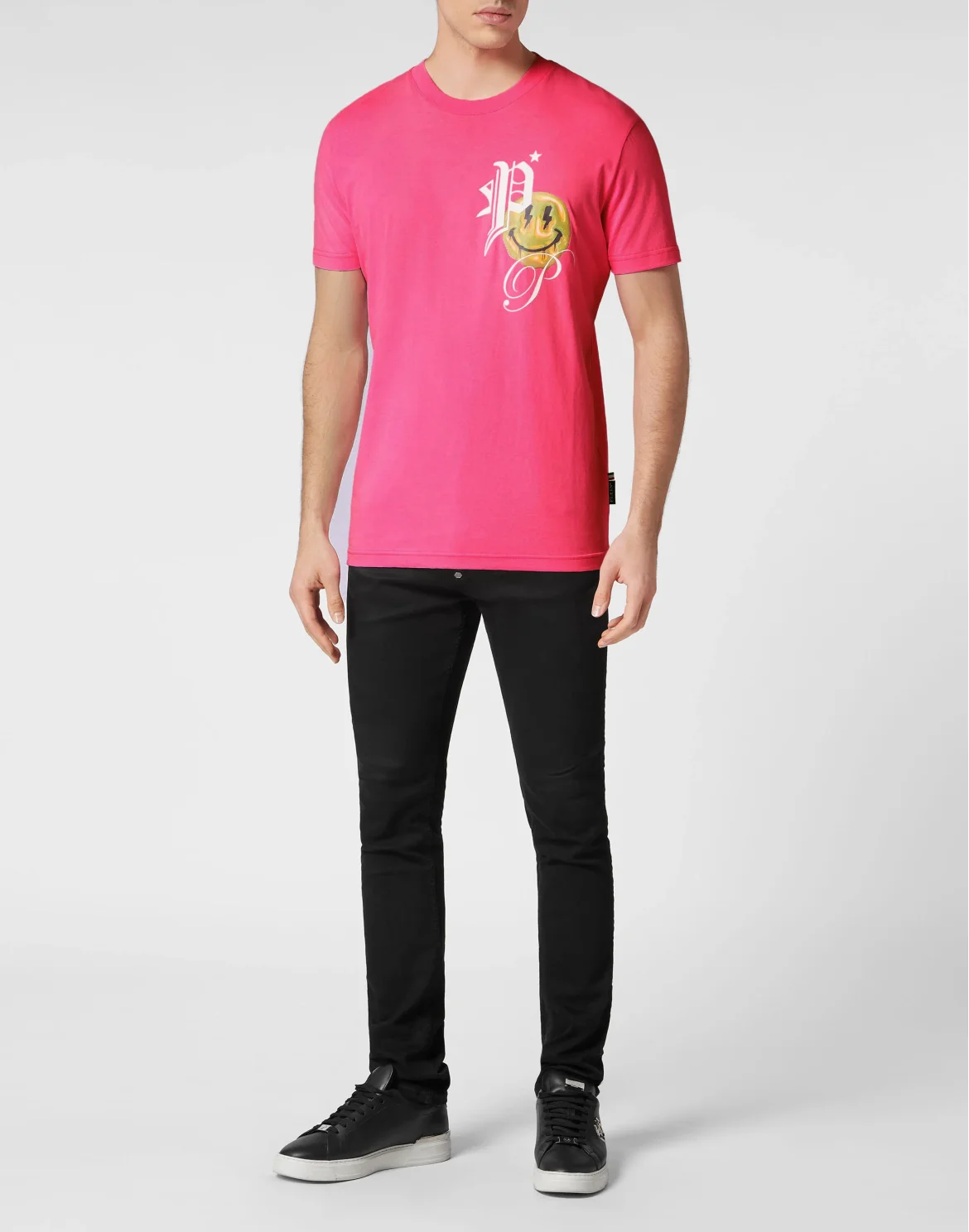 T-shirt Round Neck SS Smile, цвет: Розовый