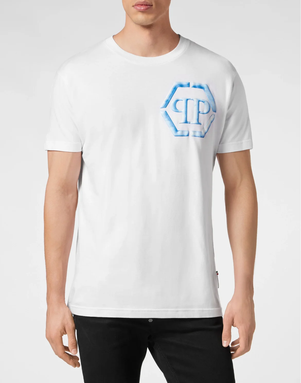 T-shirt Round Neck SS Hexagon, цвет: Белый