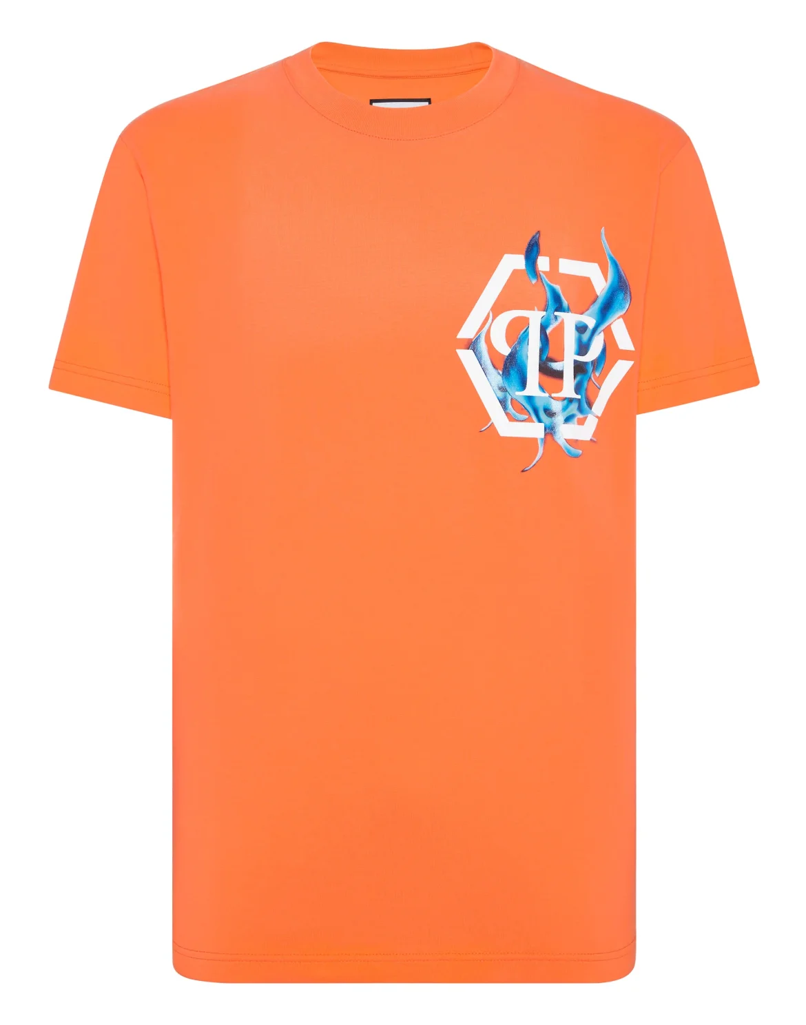 T-shirt Round Neck SS Flame Logos, цвет: Оранжевый