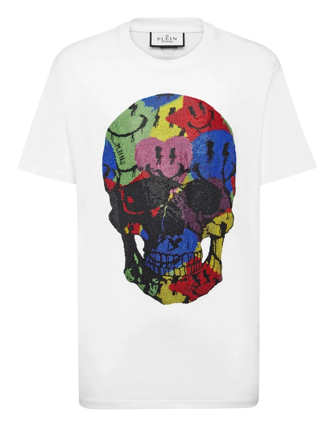 T-shirt Round Neck SS Smile, цвет: Белый