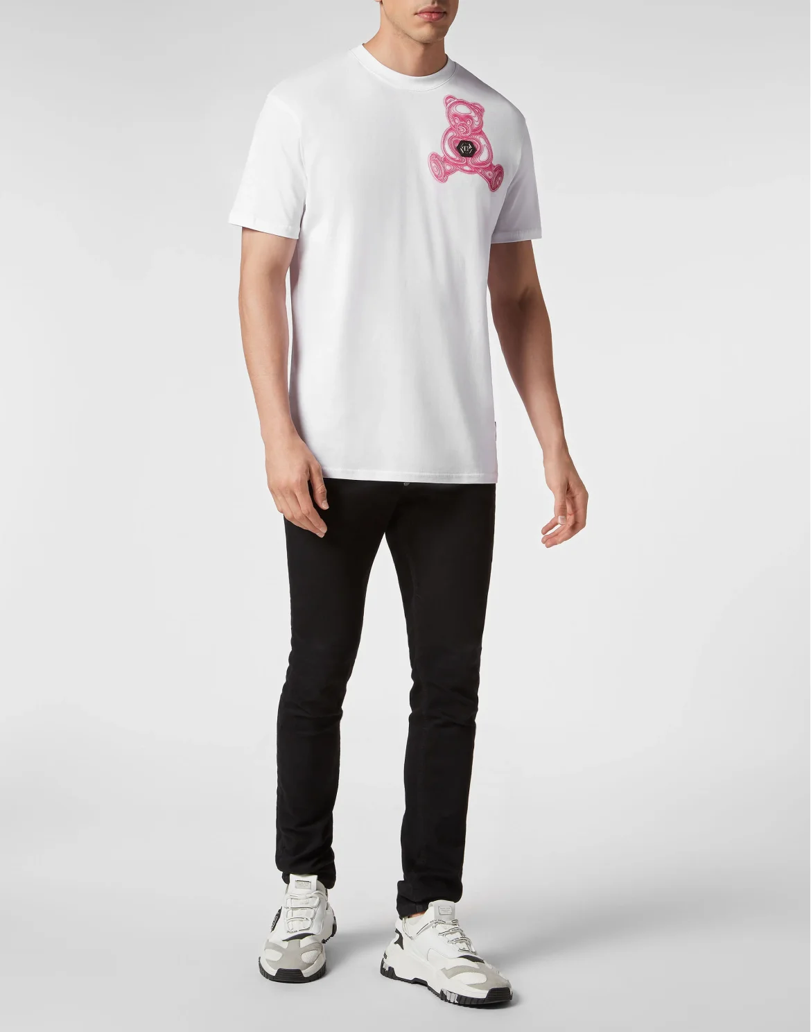 T-shirt Round Neck SS Teddy Bear, цвет: Белый
