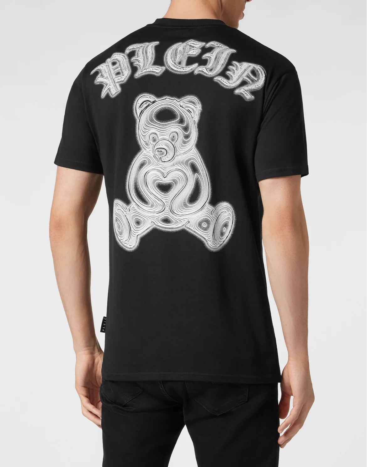T-shirt Round Neck SS Teddy Bear, цвет: Черный