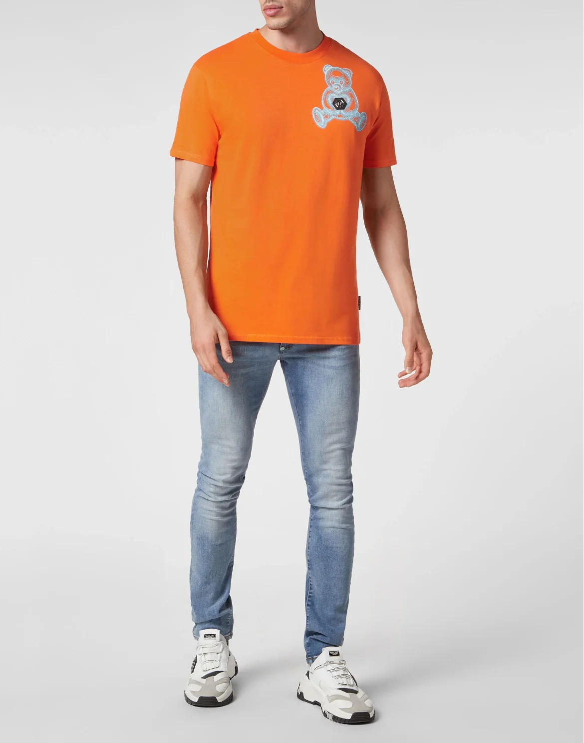 T-shirt Round Neck SS Teddy Bear, цвет: Оранжевый