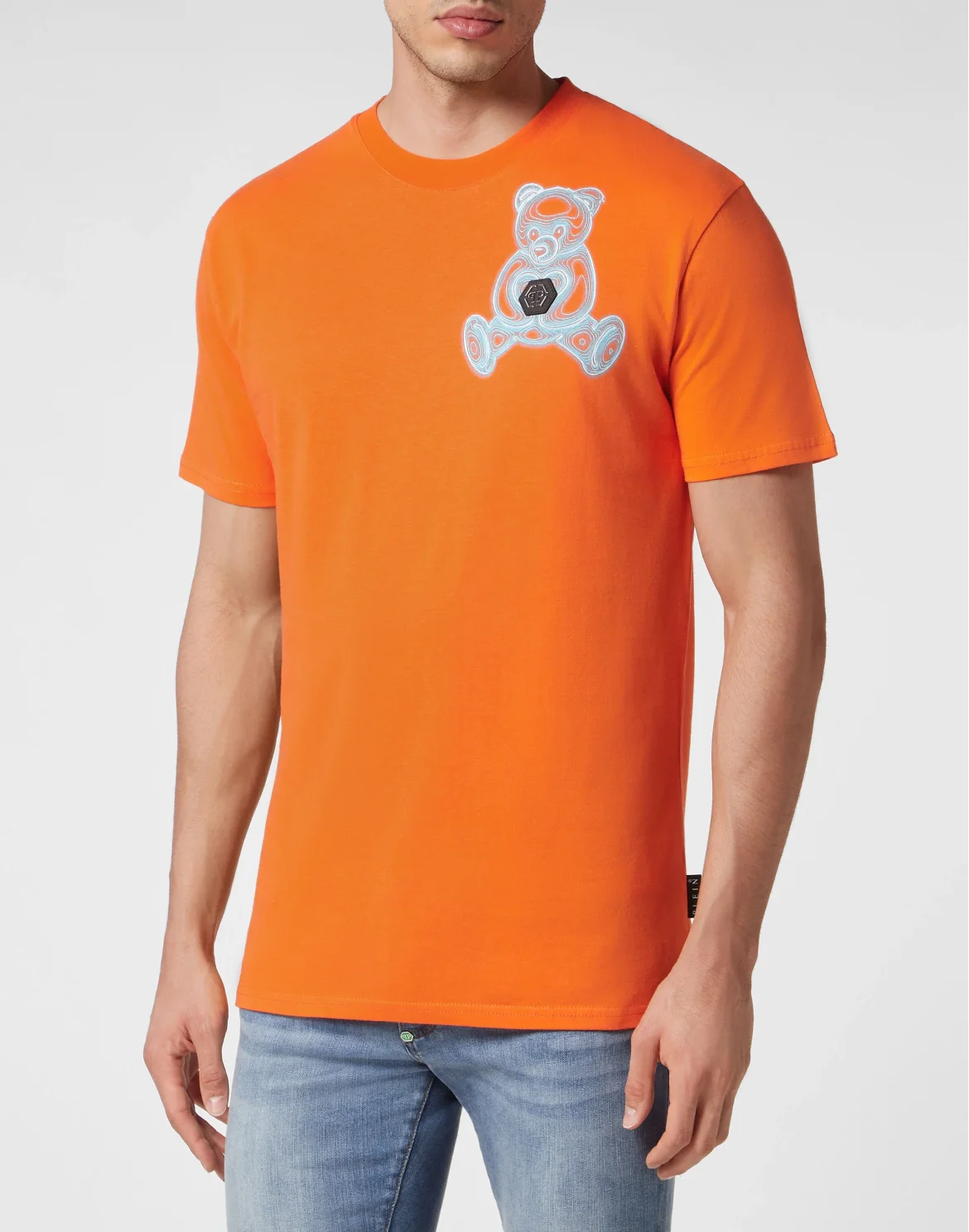 T-shirt Round Neck SS Teddy Bear, цвет: Оранжевый