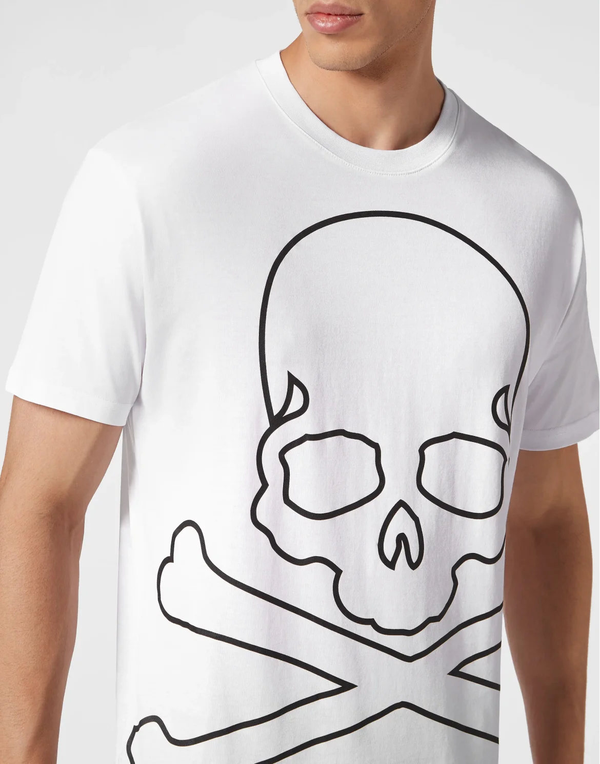 T-shirt Round Neck SS Skull&Bones, цвет: Белый
