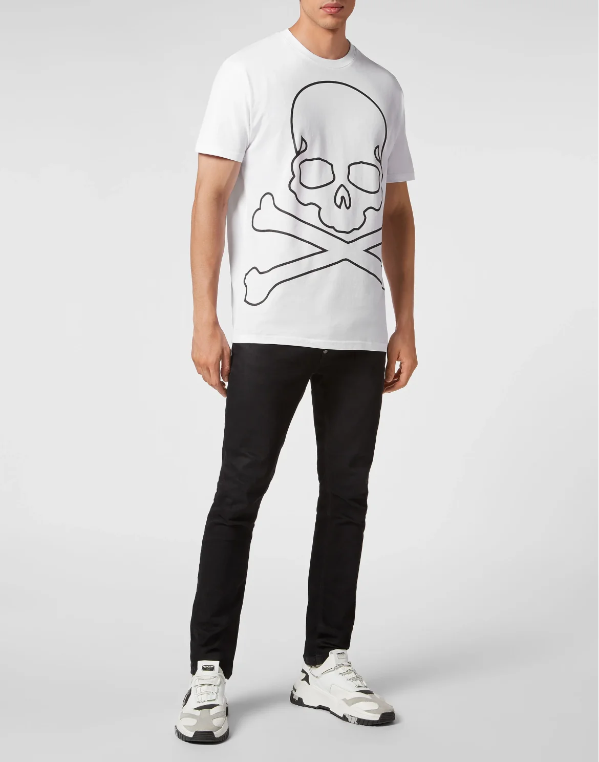 T-shirt Round Neck SS Skull&Bones, цвет: Белый