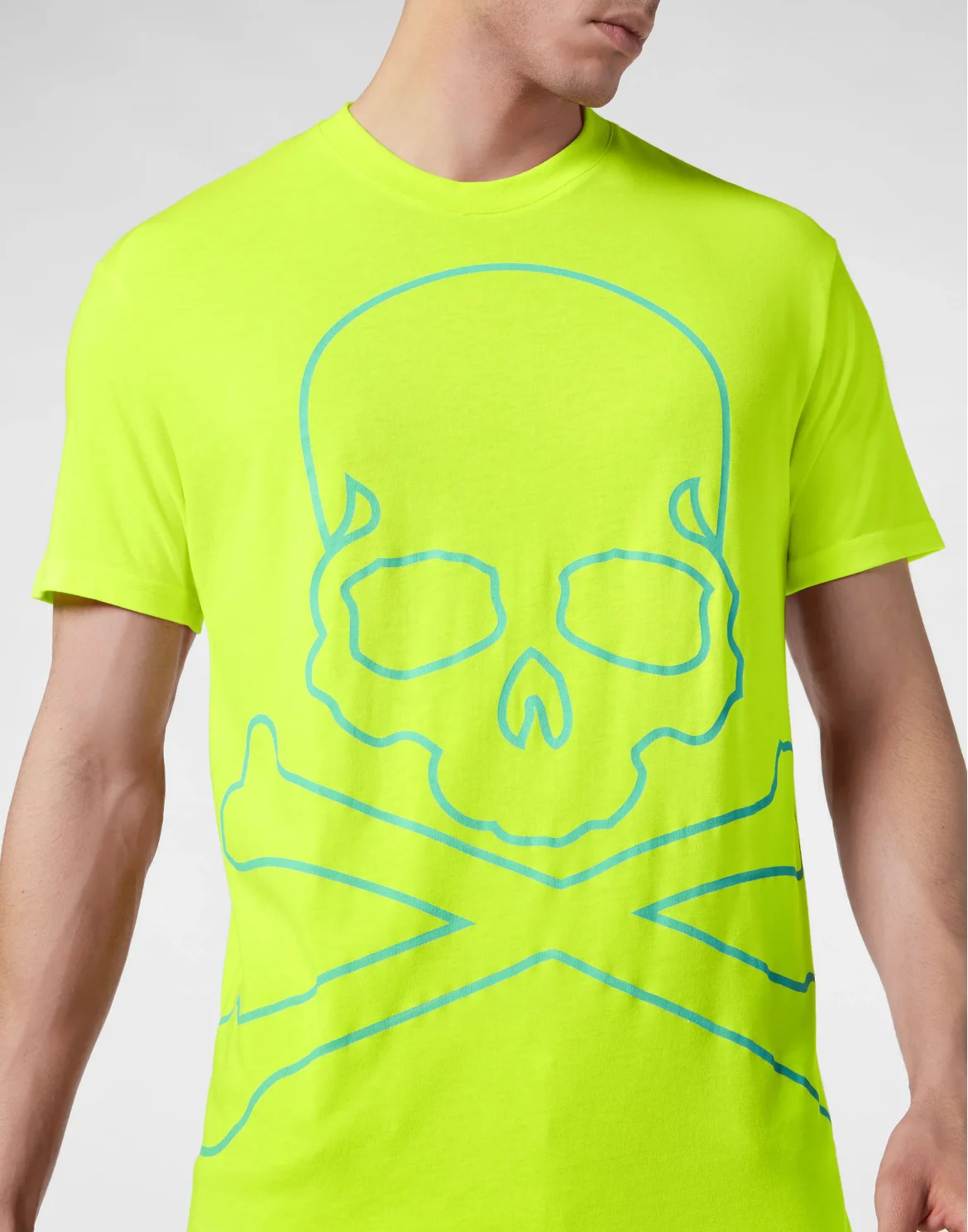 T-shirt Round Neck SS Skull&Bones, цвет: Желтый