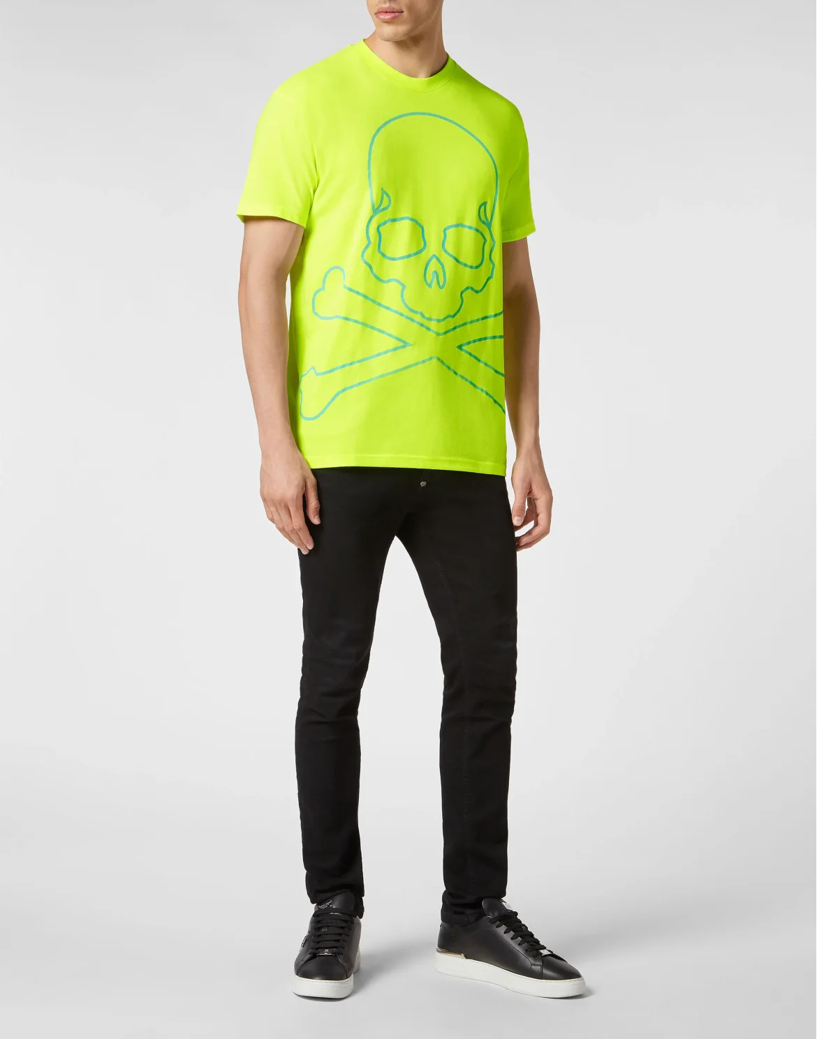 T-shirt Round Neck SS Skull&Bones, цвет: Желтый