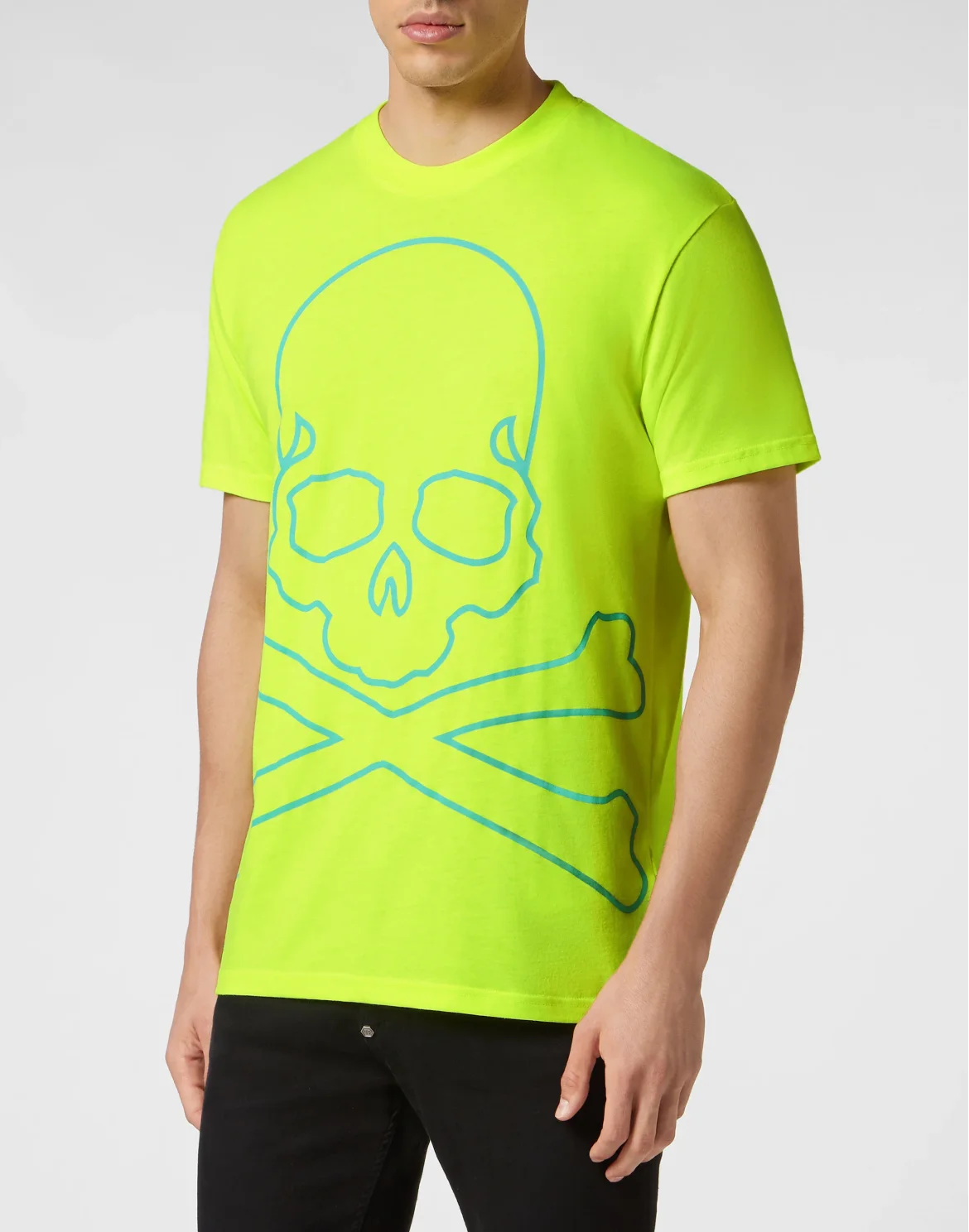T-shirt Round Neck SS Skull&Bones, цвет: Желтый