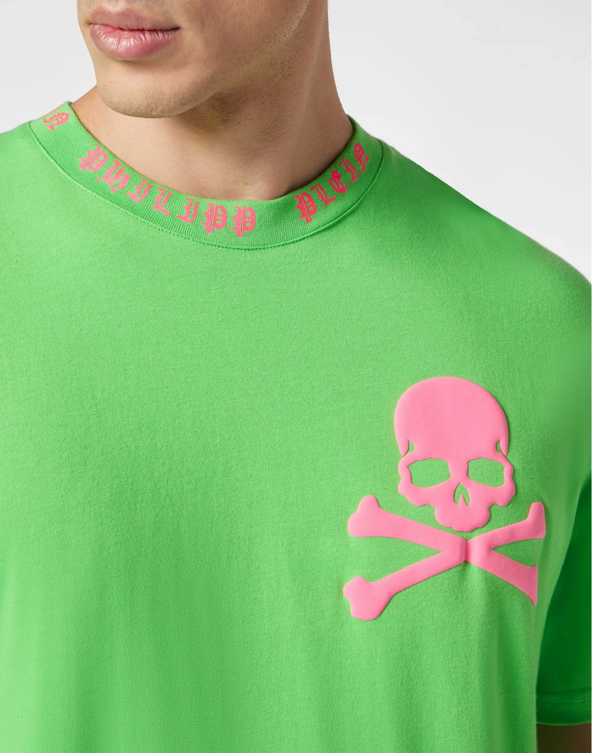 T-shirt Round Neck SS Skull&Bones, цвет: Зеленый