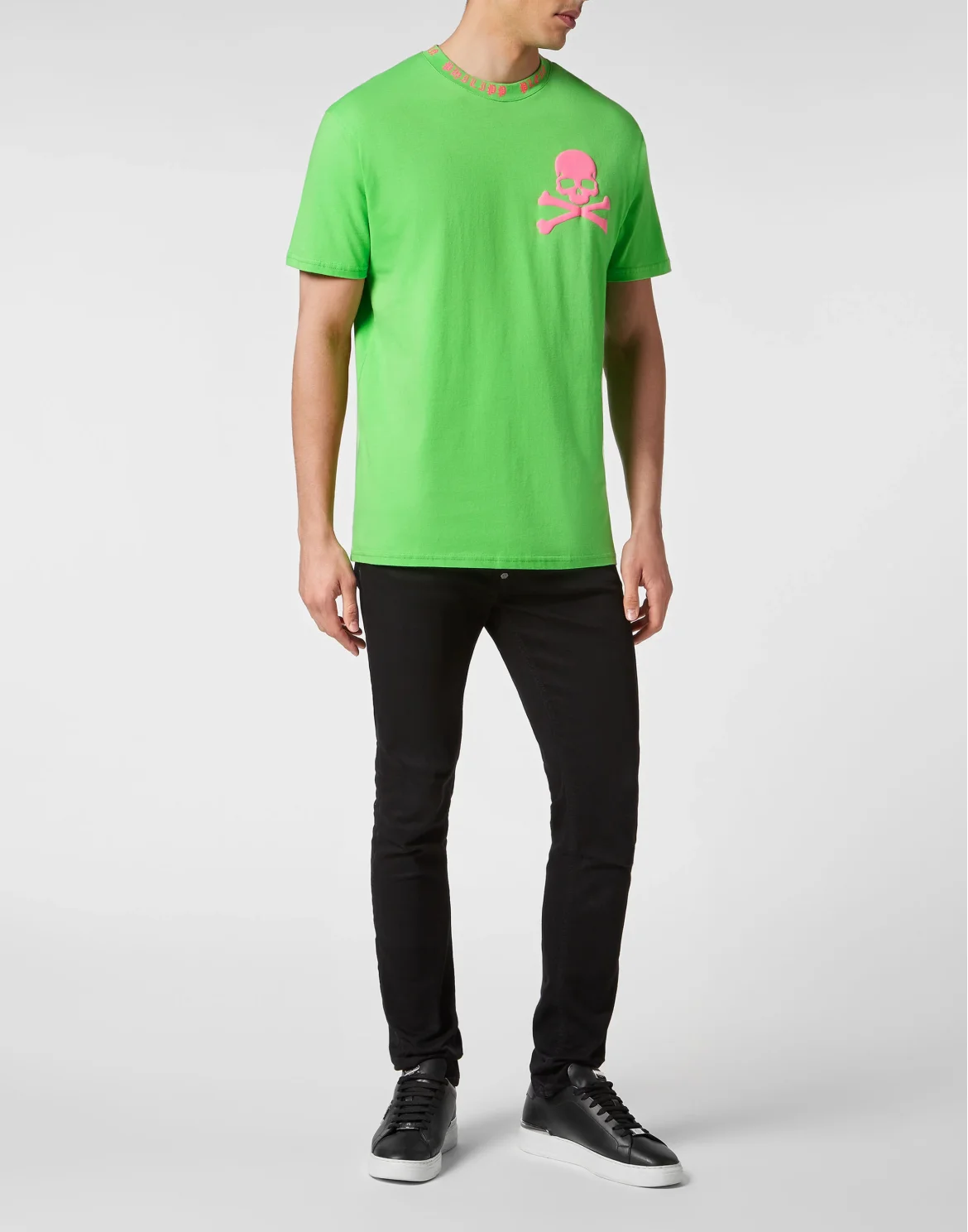 T-shirt Round Neck SS Skull&Bones, цвет: Зеленый