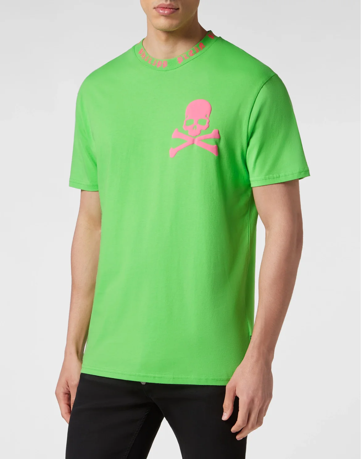 T-shirt Round Neck SS Skull&Bones, цвет: Зеленый