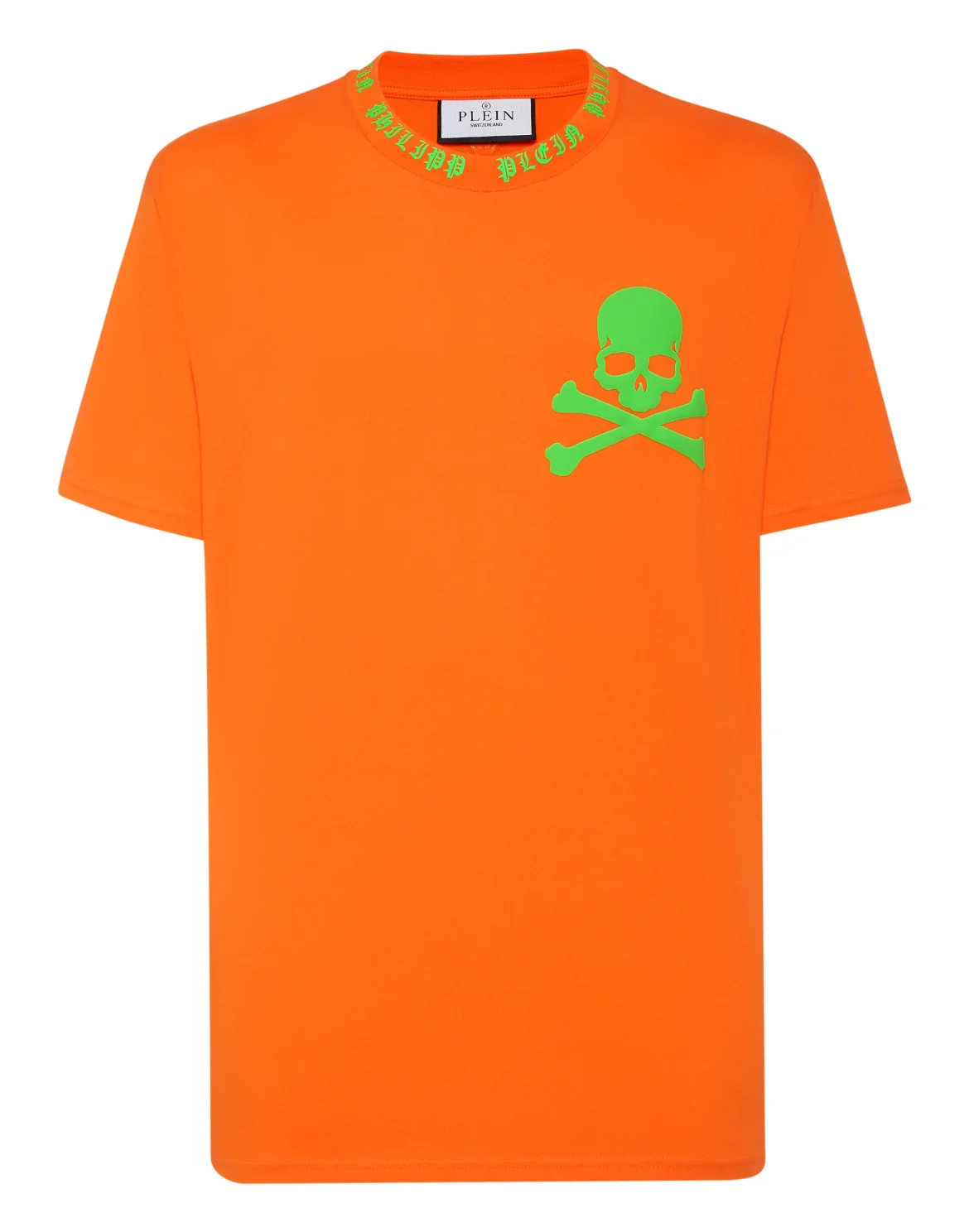 T-shirt Round Neck SS Skull&Bones, цвет: Оранжевый
