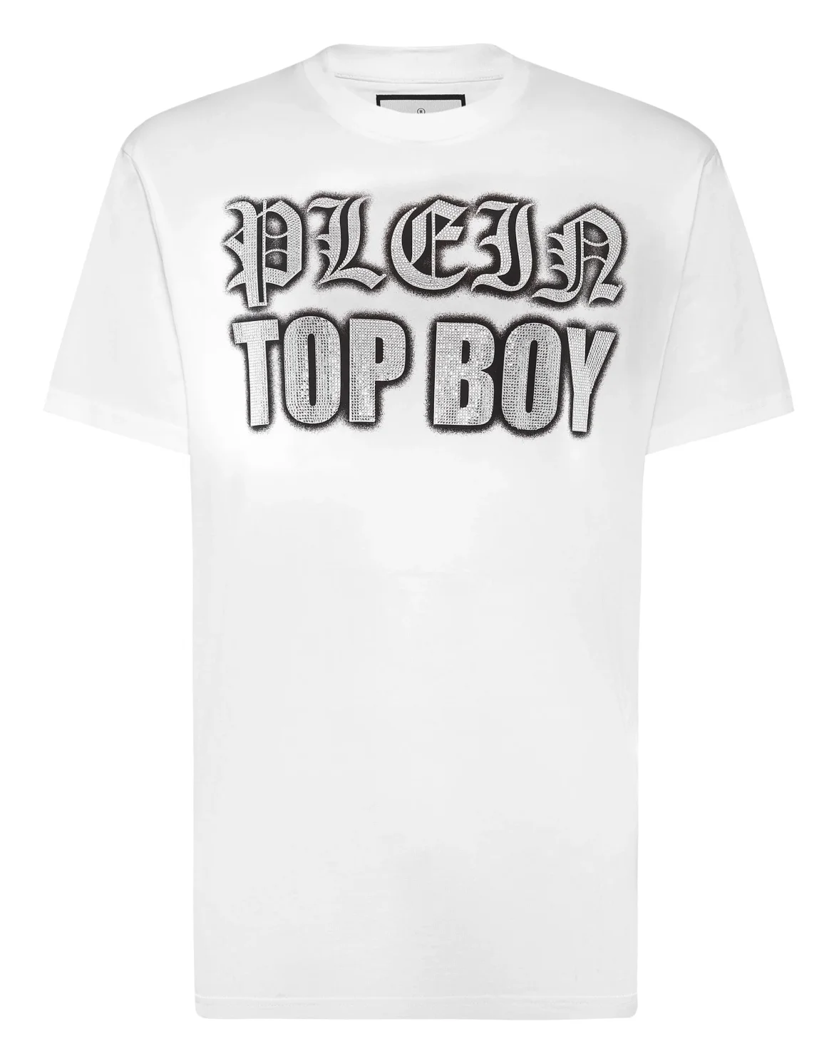 T-shirt Round Neck SS with Crystals, цвет: Белый