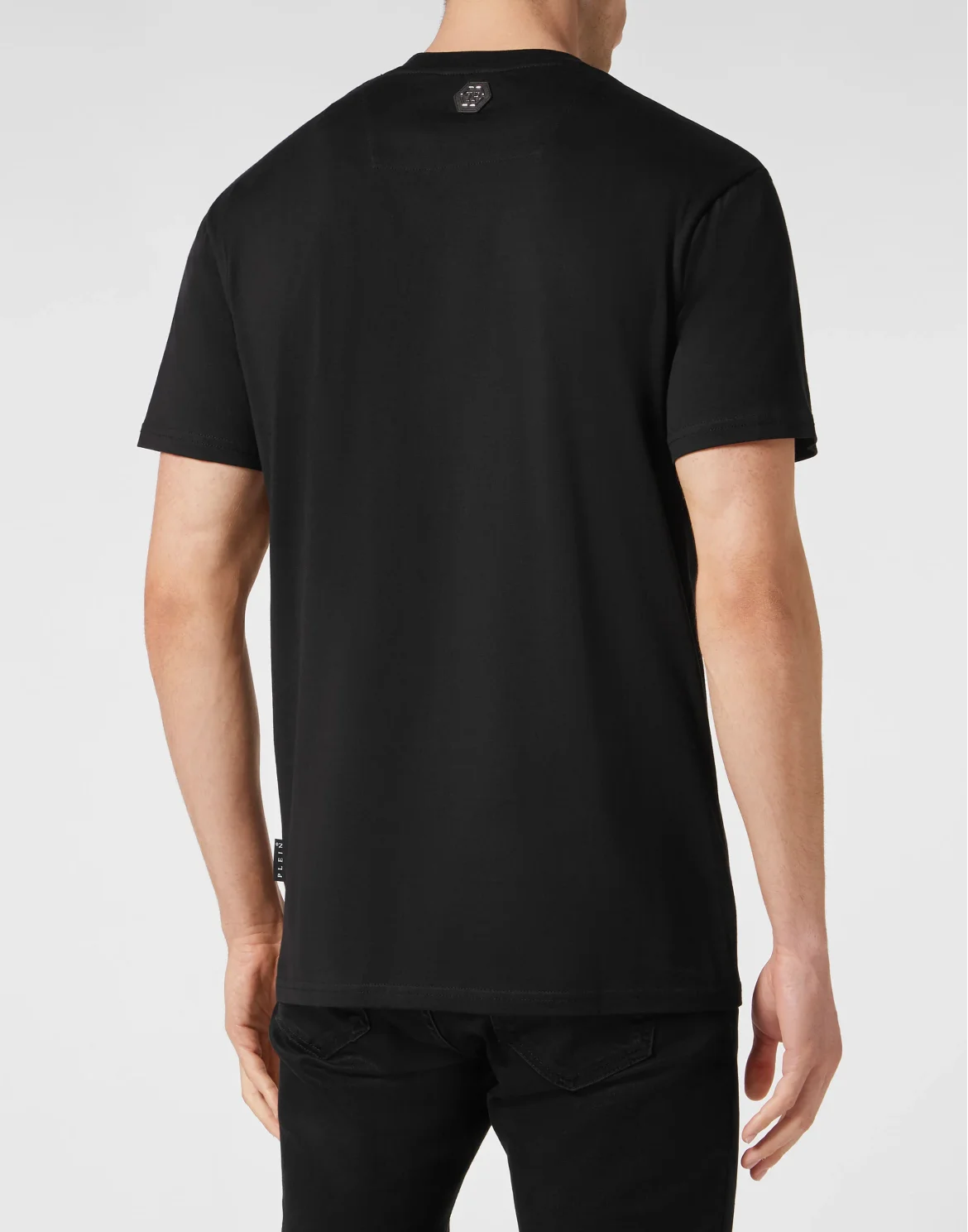 T-shirt Round Neck SS with Crystals, цвет: Черный