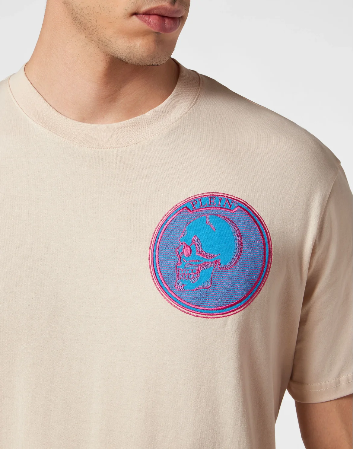 T-shirt Round Neck SS, цвет: Бежевый