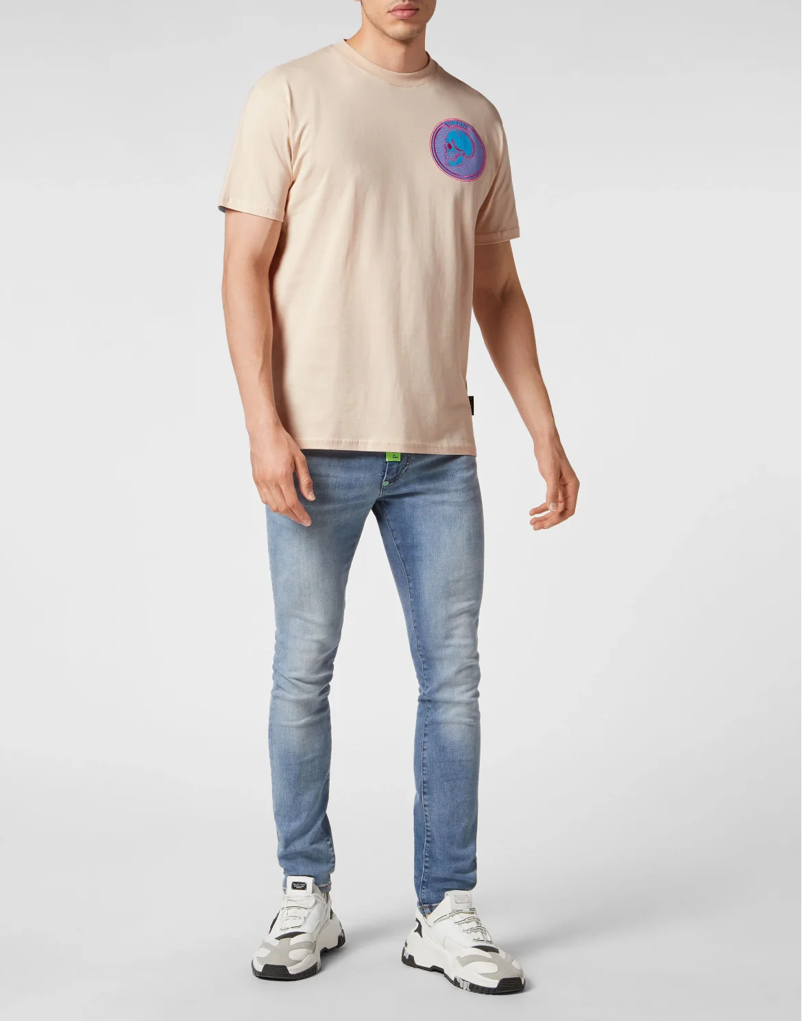 T-shirt Round Neck SS, цвет: Бежевый