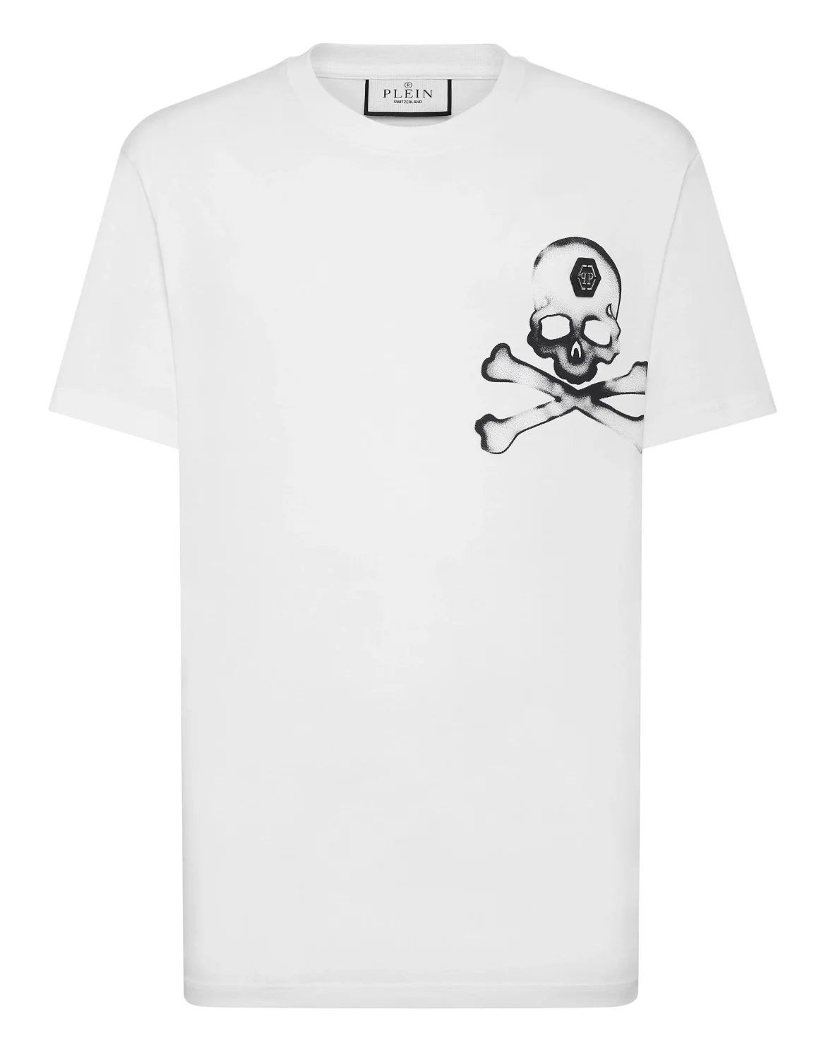 T-shirt Round Neck SS Gothic Plein, цвет: Белый