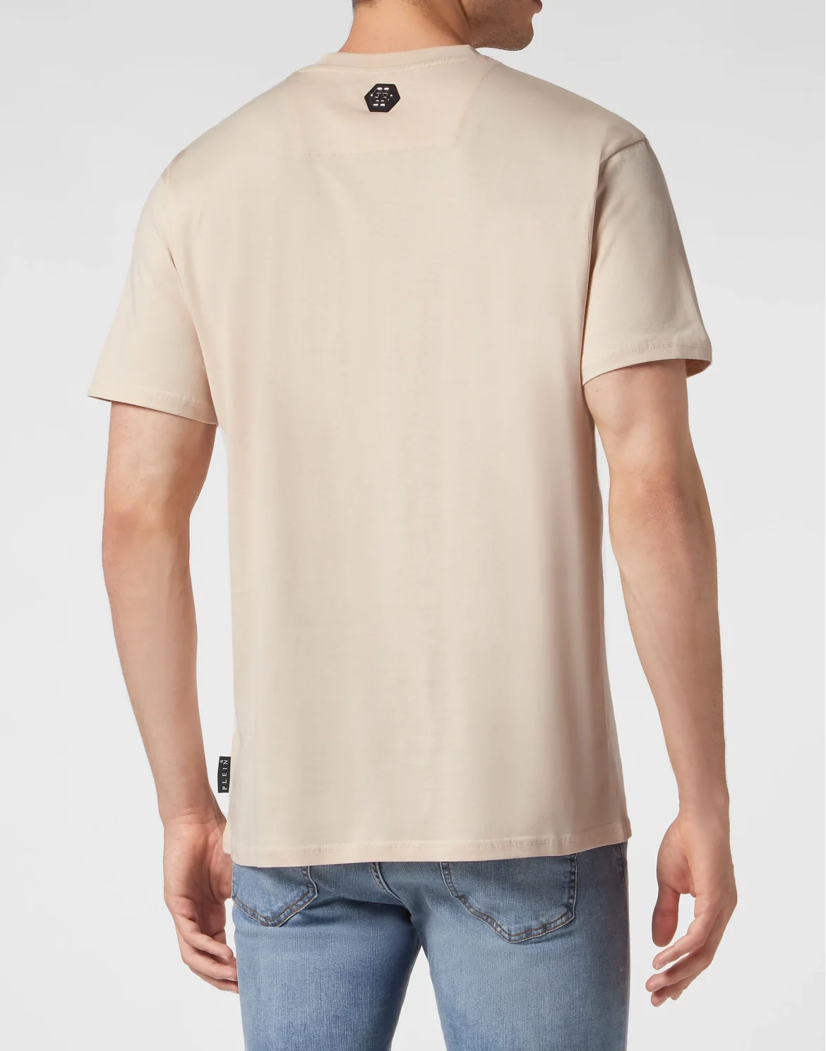 T-shirt Round Neck SS Skull&Bones, цвет: Бежевый