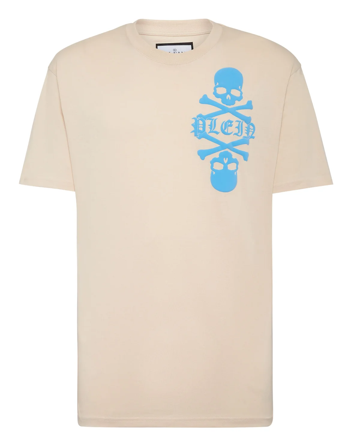 T-shirt Round Neck SS Skull&Bones, цвет: Бежевый