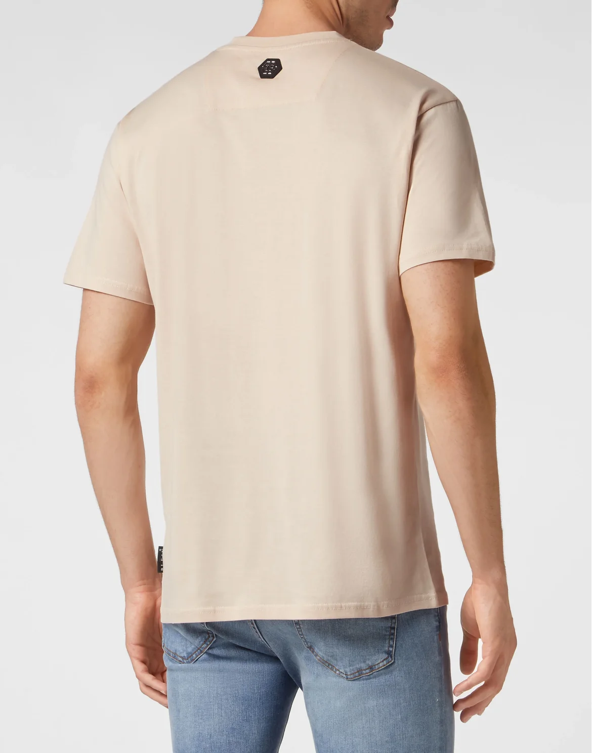 T-shirt Round Neck SS Gothic Plein, цвет: Бежевый