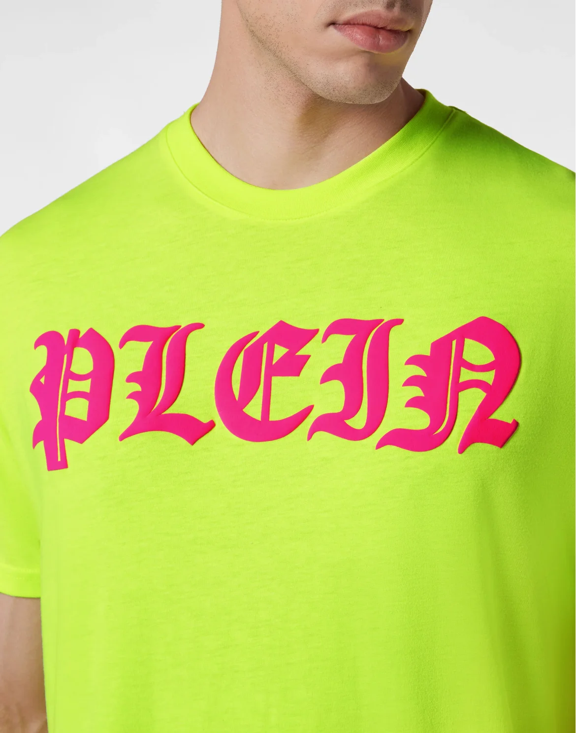 T-shirt Round Neck SS Gothic Plein, цвет: Желтый