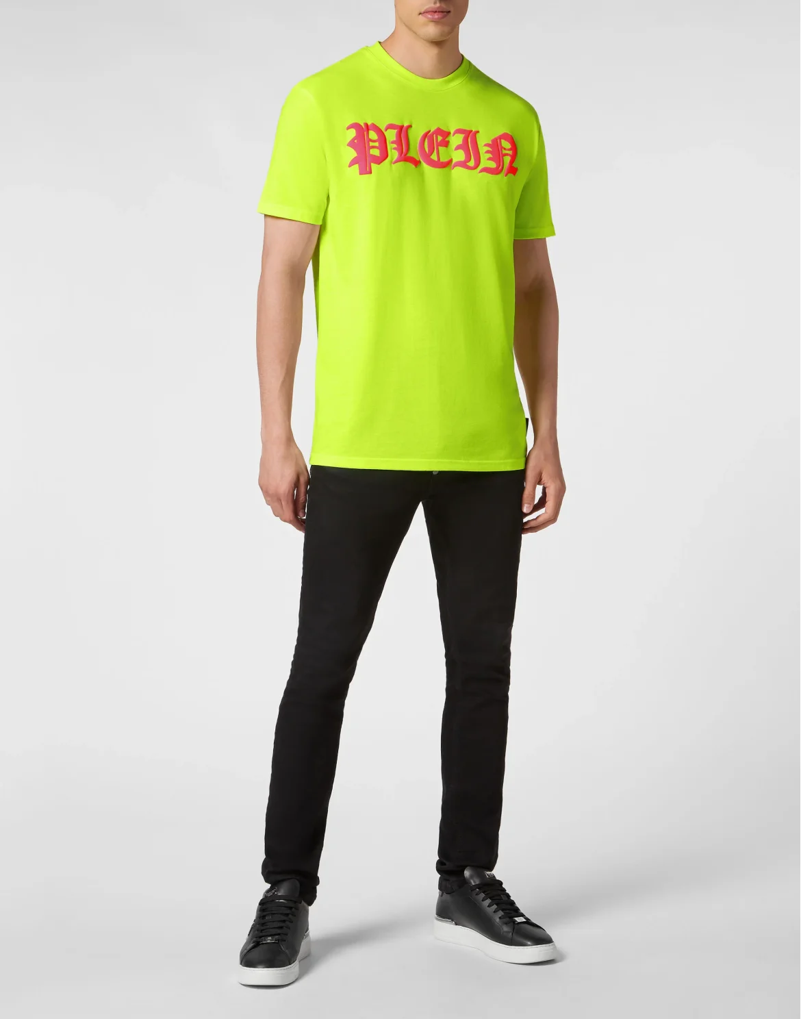 T-shirt Round Neck SS Gothic Plein, цвет: Желтый