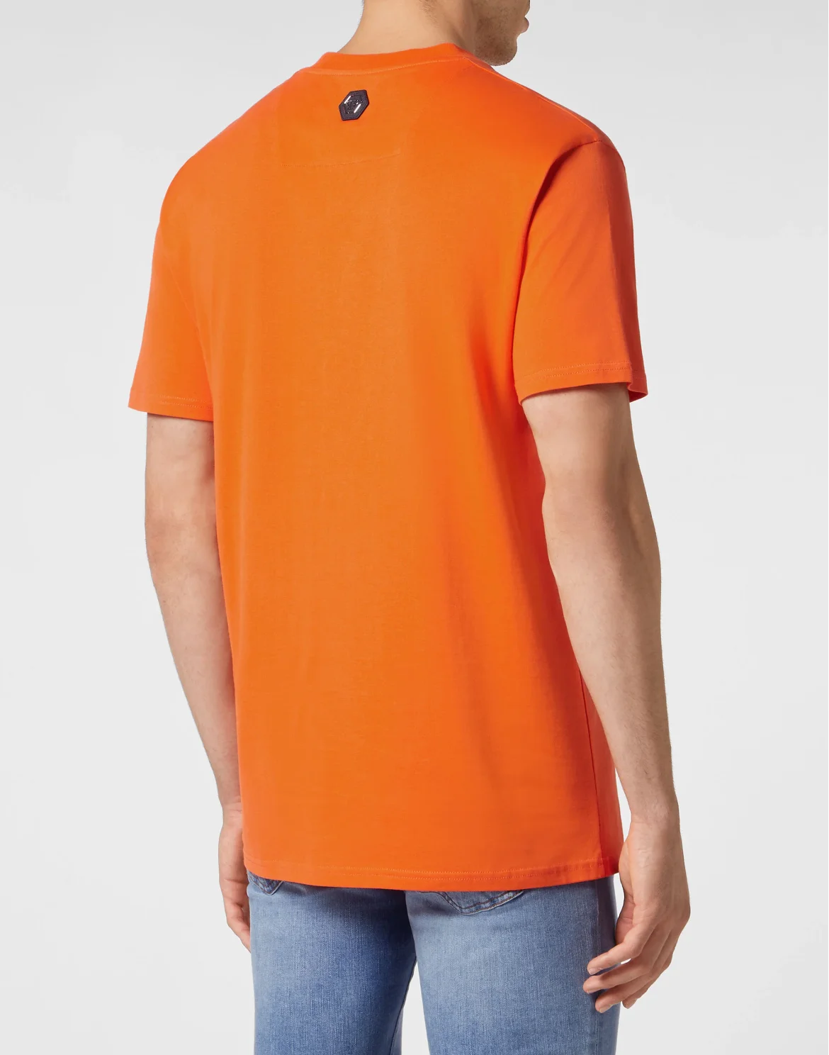 T-shirt Round Neck SS Gothic Plein, цвет: Оранжевый