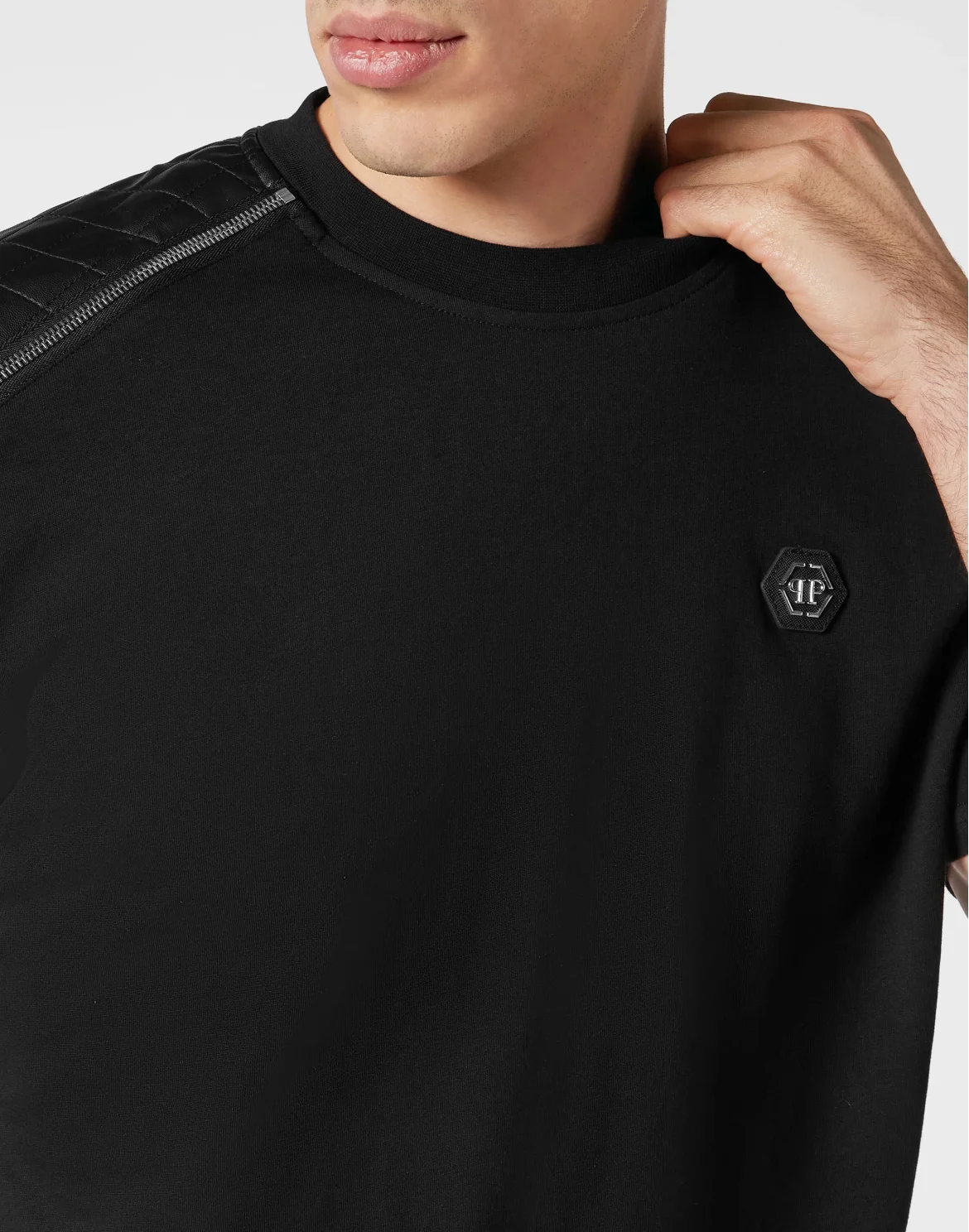 T-shirt Round Neck SS Gothic Plein, цвет: Черный