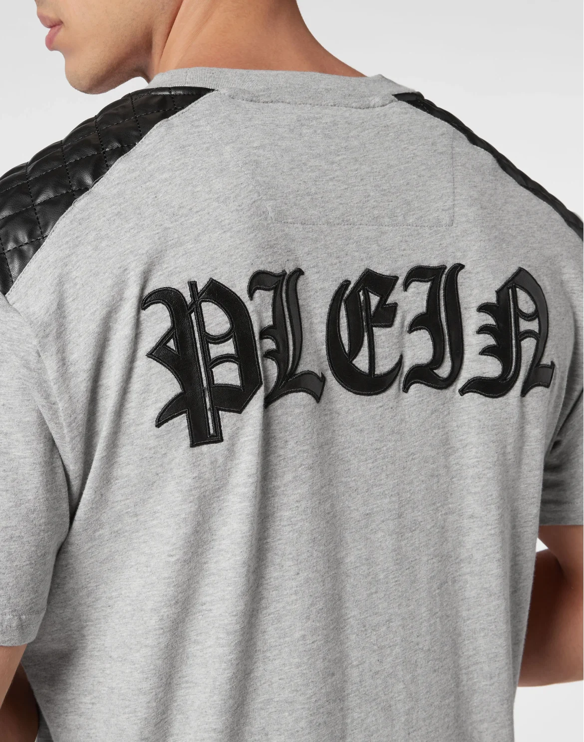 T-shirt Round Neck SS Gothic Plein, цвет: Серый