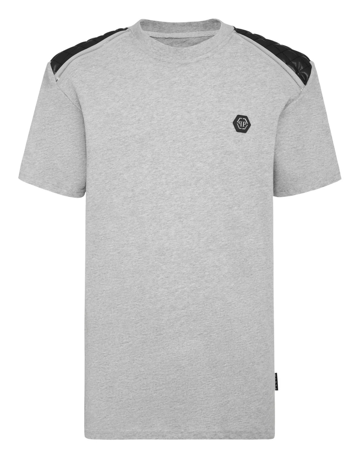T-shirt Round Neck SS Gothic Plein, цвет: Серый