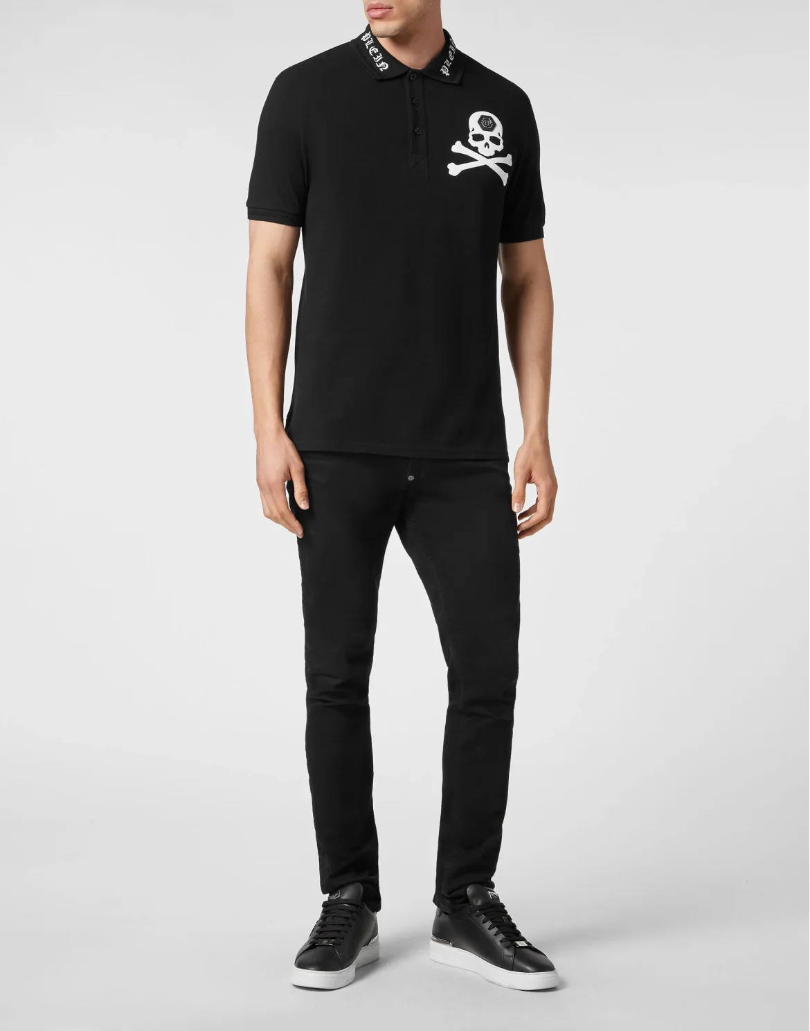 Polo shirt SS Skull&Bones, цвет: Черный