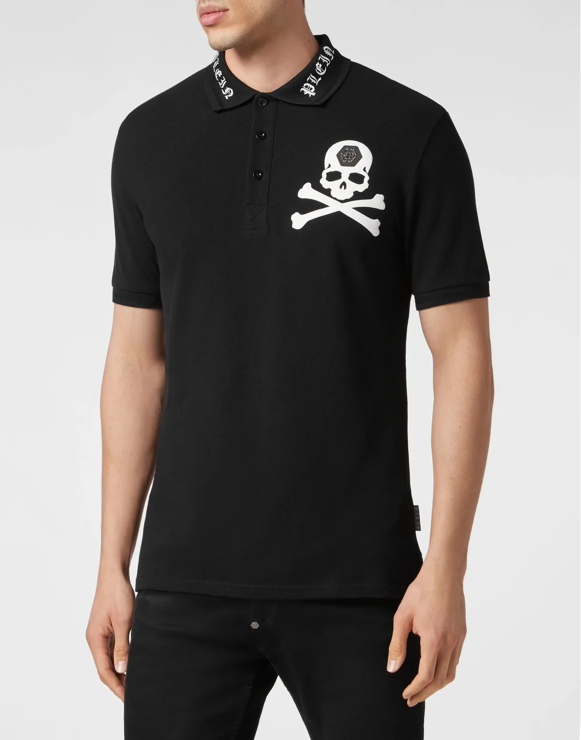 Polo shirt SS Skull&Bones, цвет: Черный