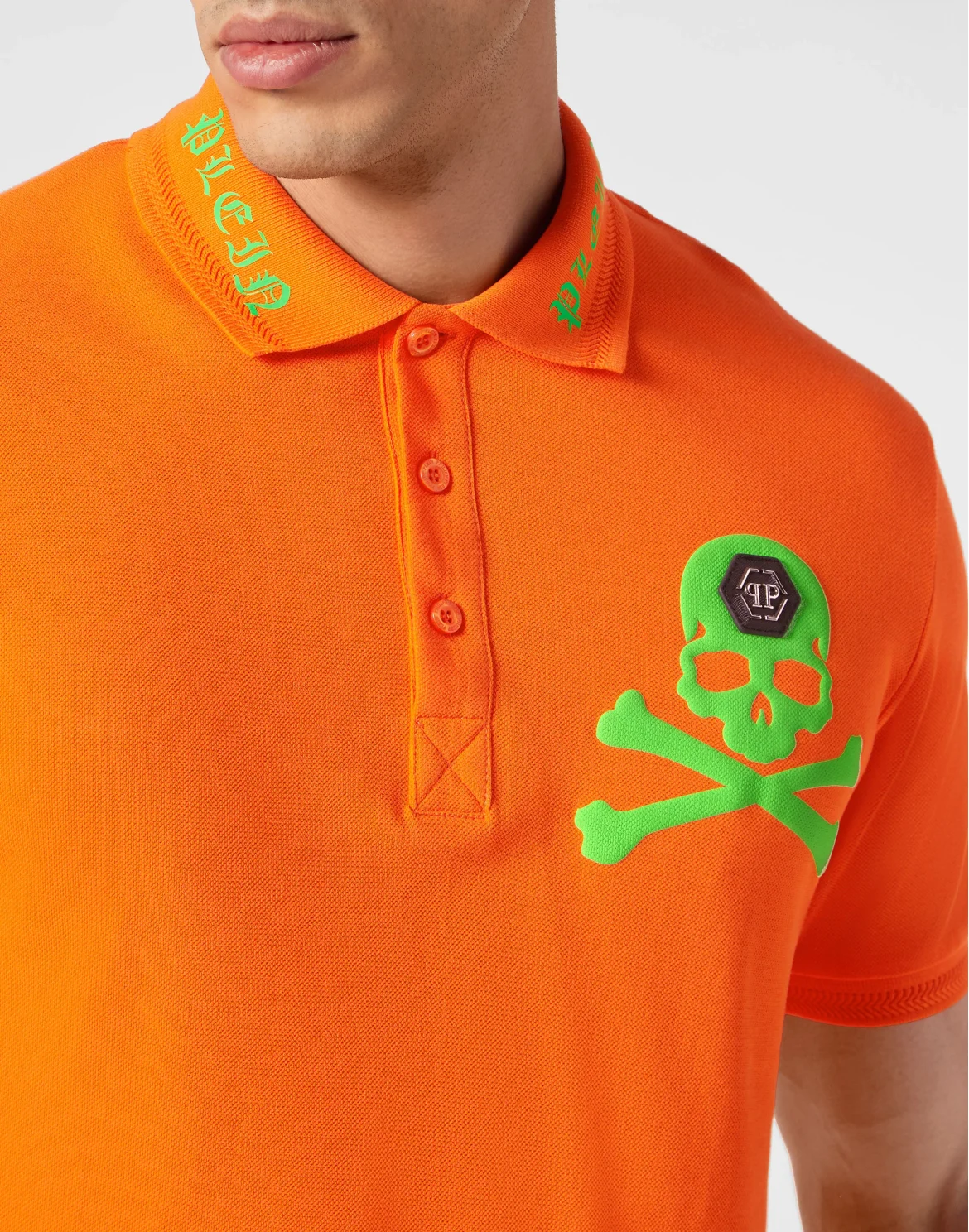 Polo shirt SS Skull&Bones, цвет: Оранжевый