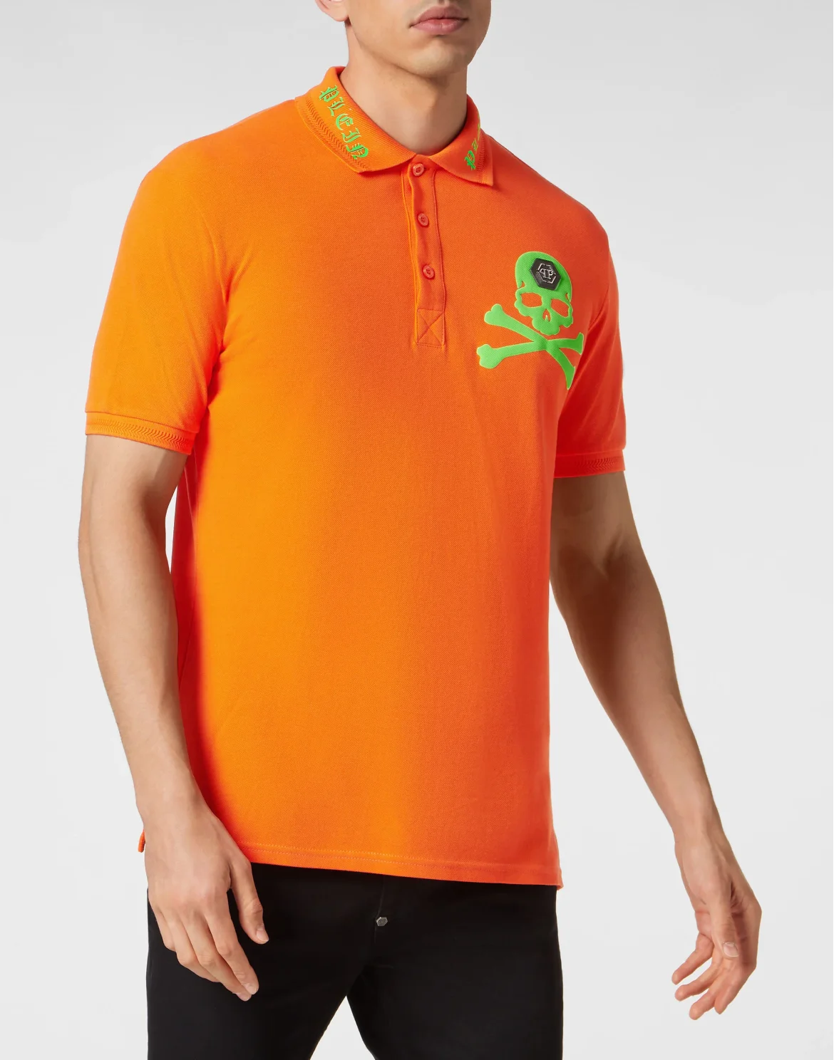 Polo shirt SS Skull&Bones, цвет: Оранжевый