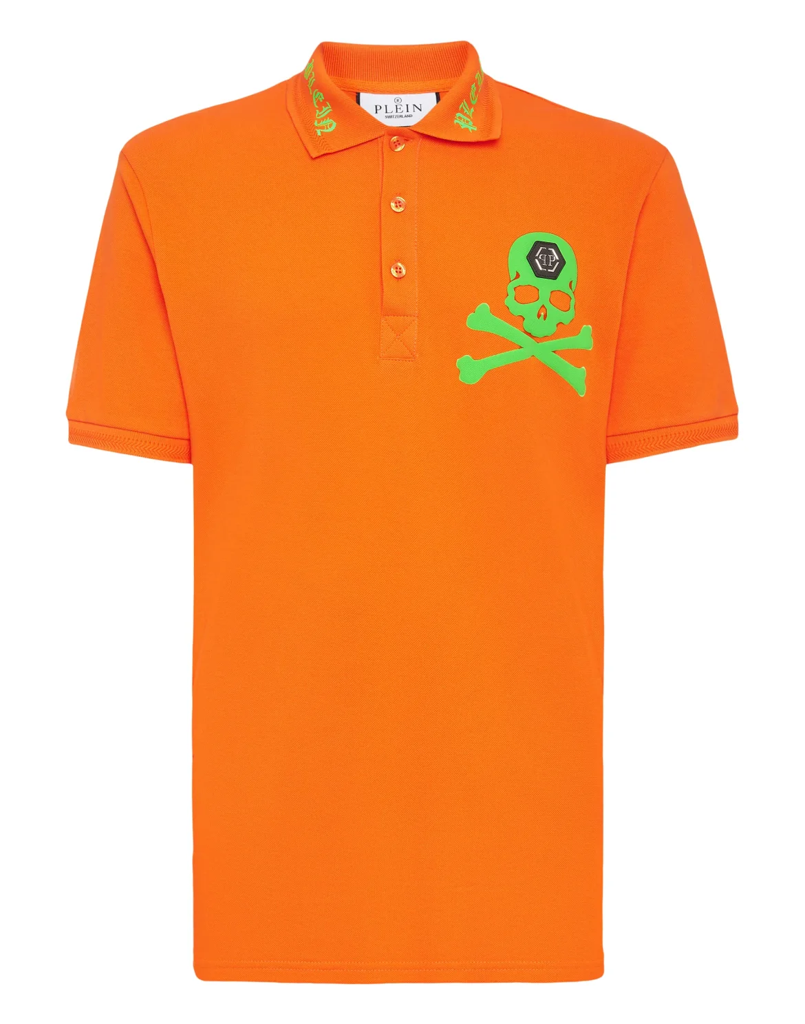 Polo shirt SS Skull&Bones, цвет: Оранжевый