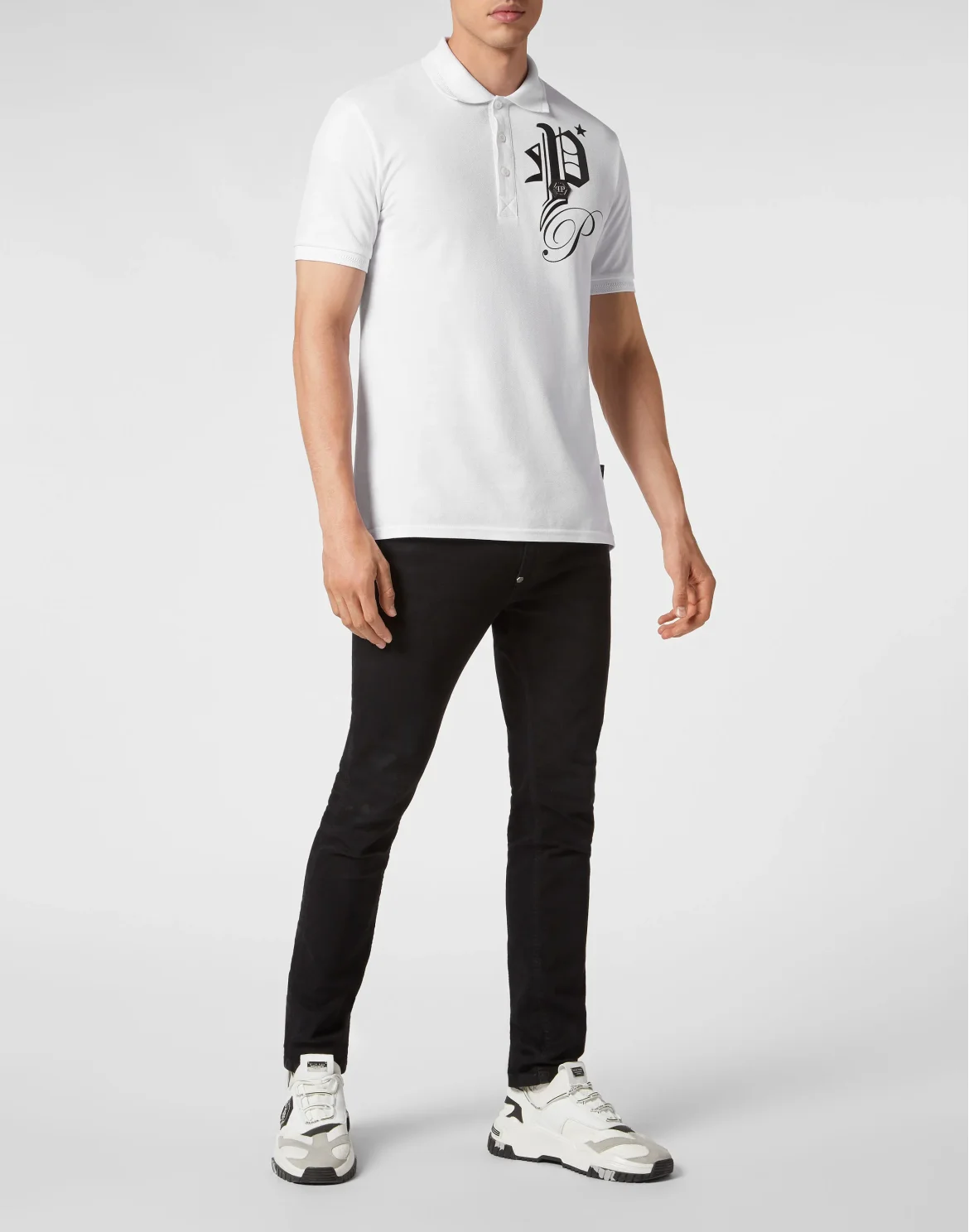 Polo shirt SS Gothic Plein, цвет: Белый