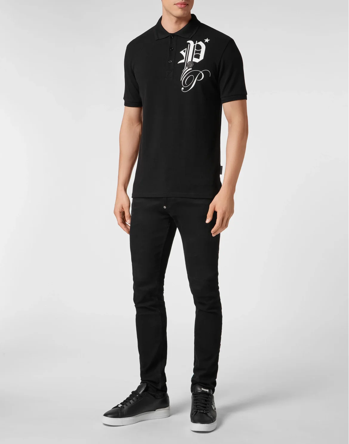 Polo shirt SS Gothic Plein, цвет: Черный