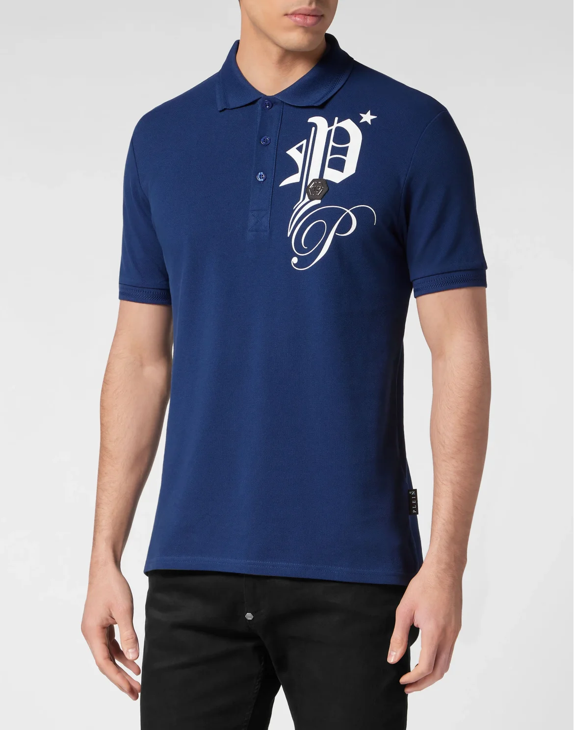 Polo shirt SS Gothic Plein, цвет: Синий