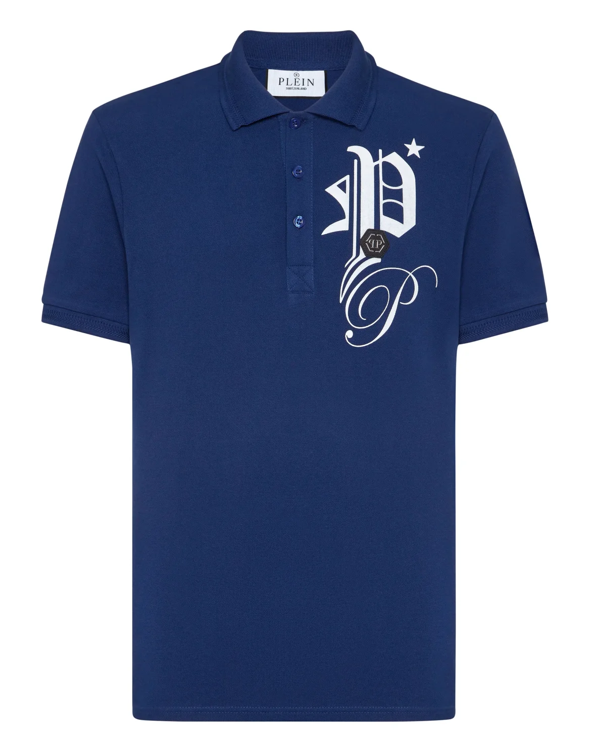 Polo shirt SS Gothic Plein, цвет: Синий