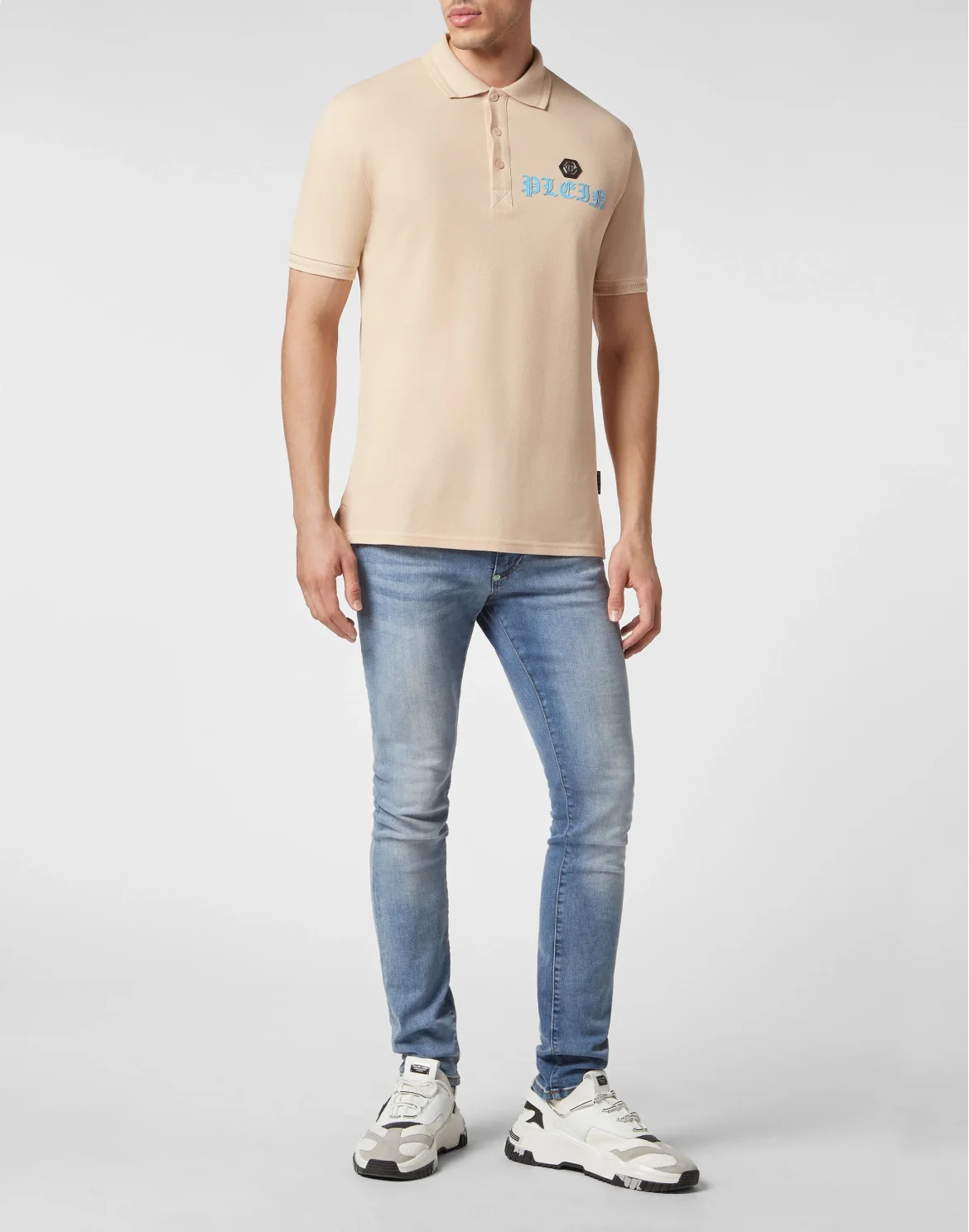 Polo shirt SS Skull&Bones, цвет: Бежевый