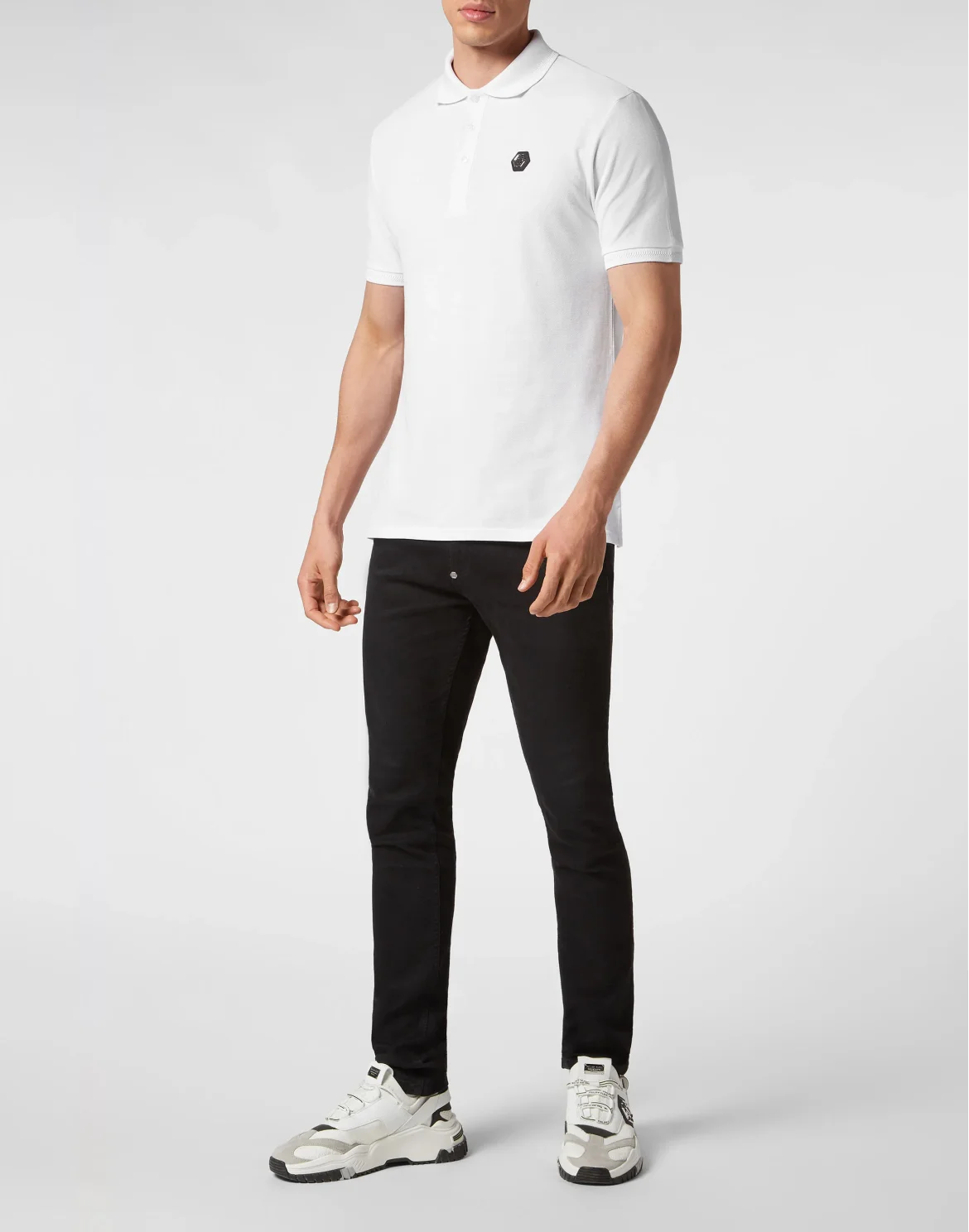 Polo shirt SS Gothic Plein, цвет: Белый