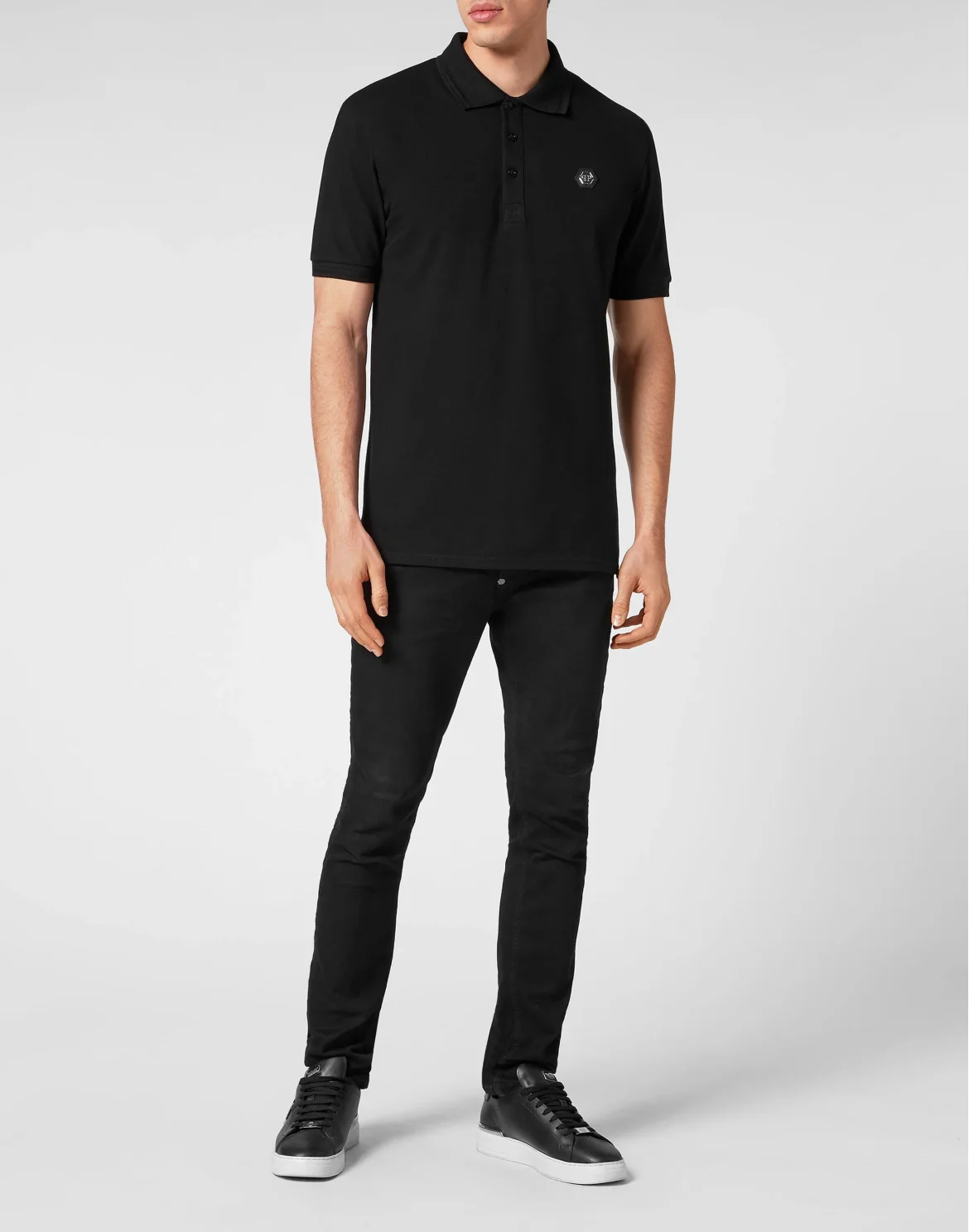 Polo shirt SS Gothic Plein, цвет: Черный