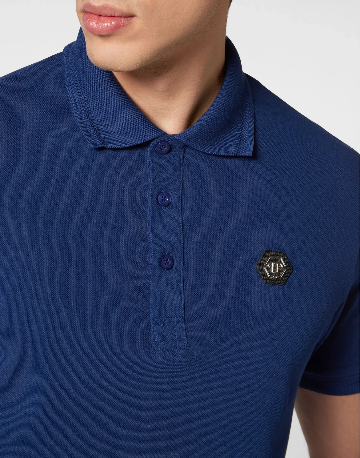 Polo shirt SS Gothic Plein, цвет: Синий