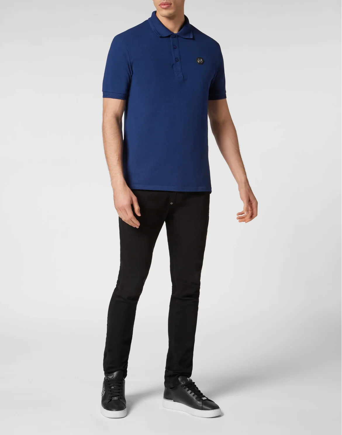 Polo shirt SS Gothic Plein, цвет: Синий